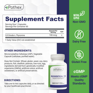 T2 Thyroid Supplement Facts - ePothex