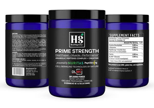Healthgevity Prime Strength 2.0 (Dileucine) - Unflavored Powder 30 Servings