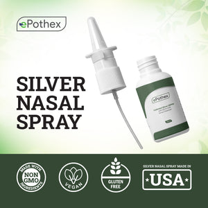 Colloidal Silver/ETDA 25PPM/0.5% Nasal Spray - 30ml - ePothex