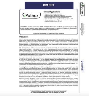Dim HRT Supplement Clinical Applications - ePothex