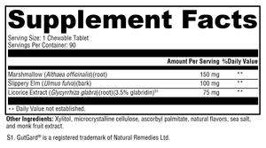 GI Soothe Chocolate 90 Tablets - Xymogen