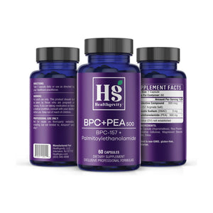Healthgevity BPC + PEA 500 60 Capsules - ePothex