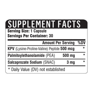 Healthgevity KPV+PEA ingredients - ePothex