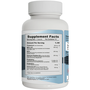 Integrative Peptides Gut Feeling label showing 'Supplement Facts'