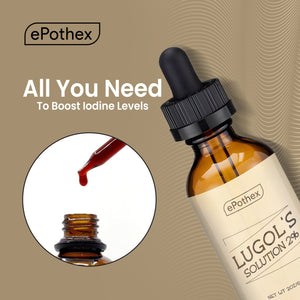 Lugol's Solution of Iodine 2% - 60ml (2oz)