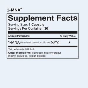 nuBioAge 1-MNA - 30 Capsules
