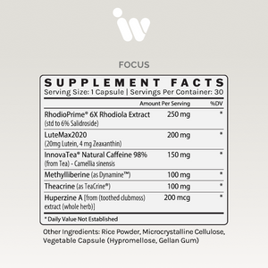 Infiniwell Focus - Nootropic - 30 Capsules