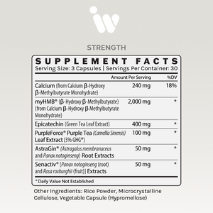 Infiniwell Strength - Skeletal Muscle Support - 90 Capsules