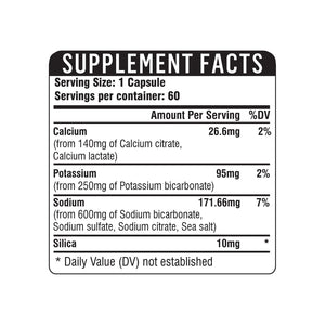 Healthgevity X: Alkaline Complex - 60 Capsules