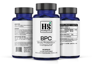 Healthgevity BPC bottle label sides