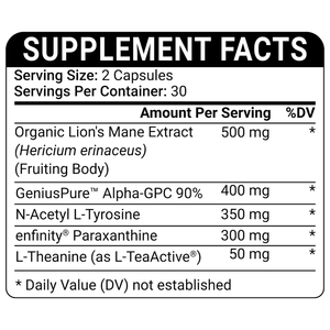 Healthgevity Brain Boost+ ingredients - ePothex