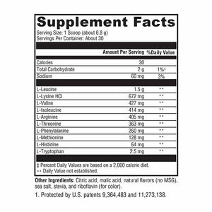 Xymogen XymoBolX Lemon Flavor supplement facts panel