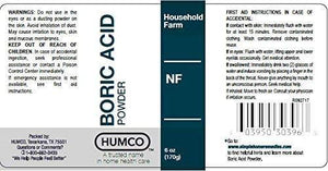Humco Boric Acid Powder NF 6 oz - ePothex