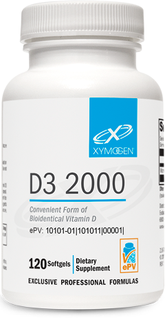 D3 2000 - XYMOGEN - 120 Softgels