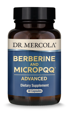Dr. Mercola Berberine with MicroPQQ Advanced - 30 Capsules