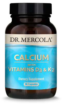 Calcium with Vitamins D3 & K2 90 Capsules - Dr. Mercola