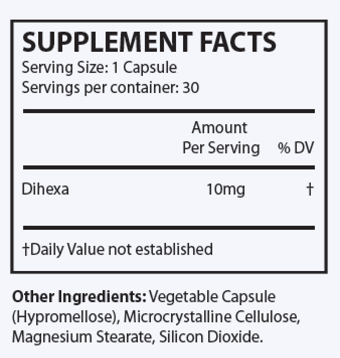 nuBioAge DIHEXA - 30 Capsules - ePothex nuBioAge DIHEXA - 30 Capsules - ePothex