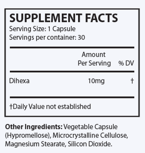 nuBioAge DIHEXA - 30 Capsules - ePothex nuBioAge DIHEXA - 30 Capsules - ePothex