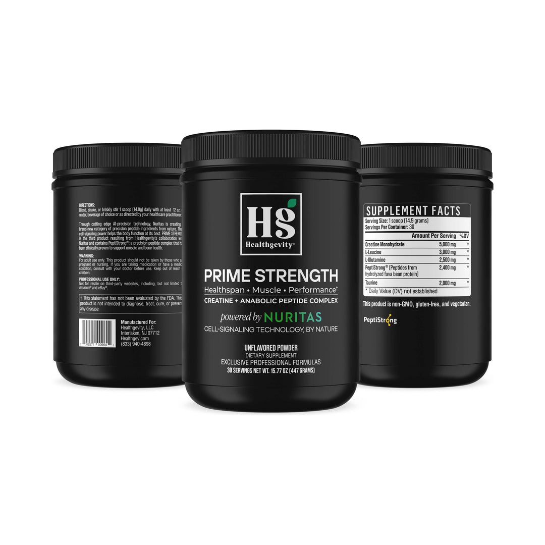 Healthgevity Prime Strength - Unflavored Powder 30 Servings