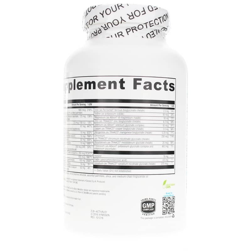 XYMOGEN ActivNutrients Ingedients ePothex