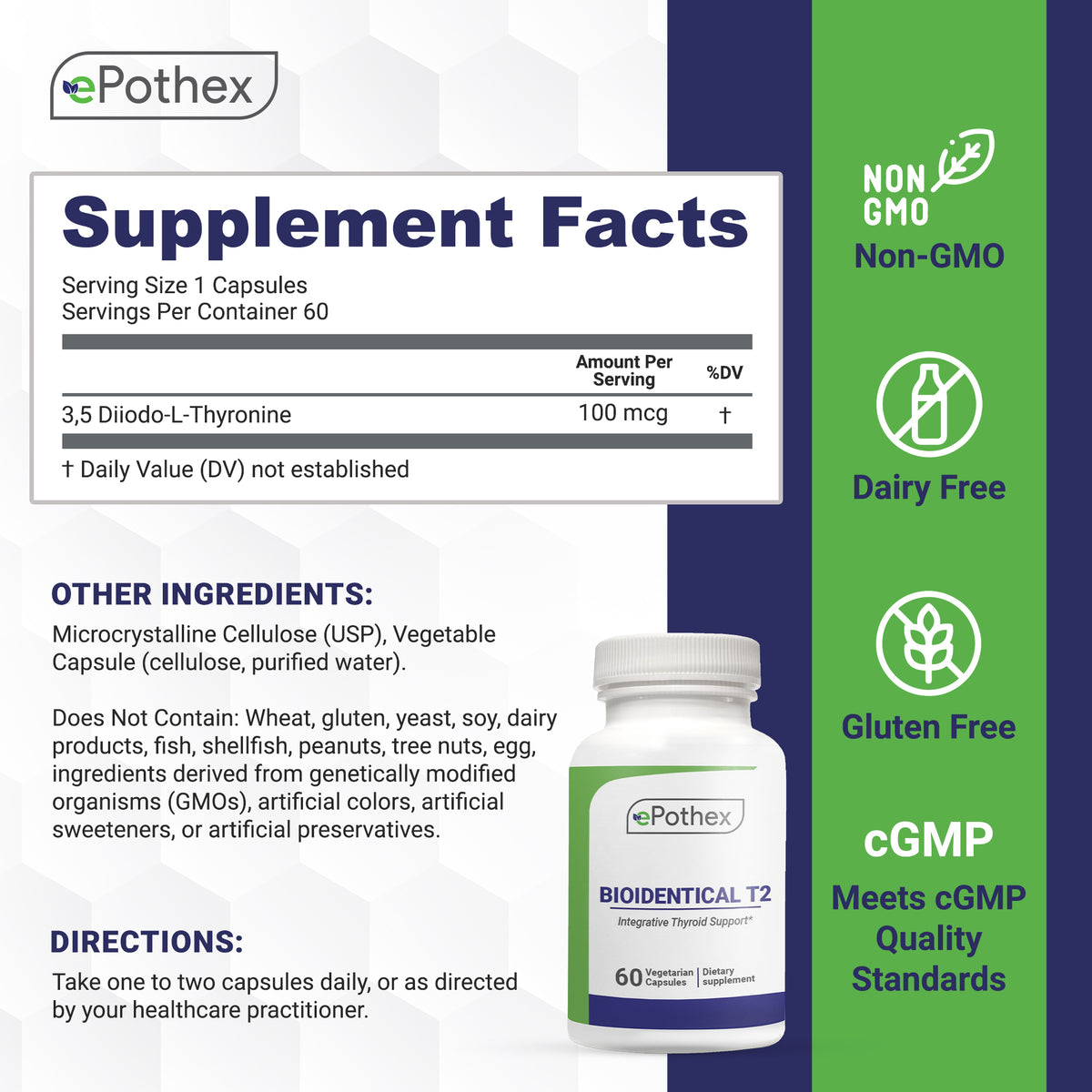 T2 Thyroid Supplement Facts - ePothex