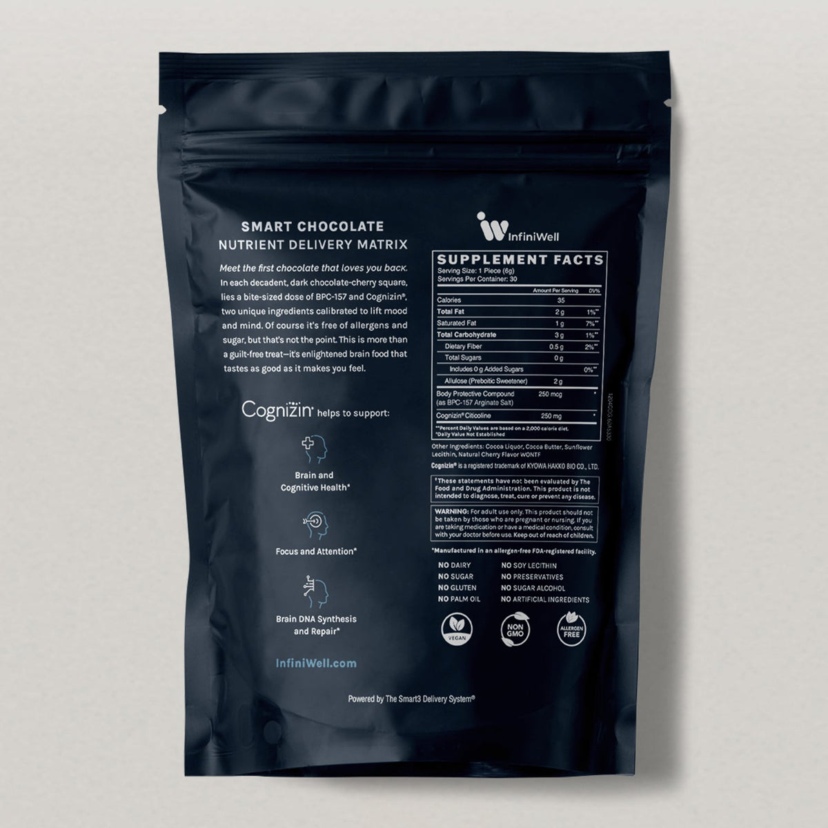 Infiniwell BPC-157 Smart Chocolate - 30 Pieces