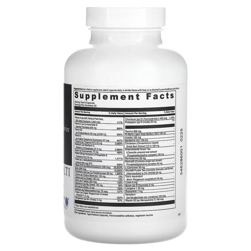 DaVinci Labs Metabolic Multi - 180 Capsules