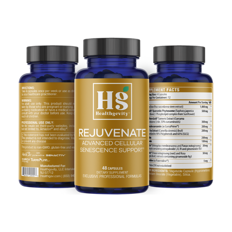 Healthgevity Rejuvenate (Senolytic) - 48 Capsules