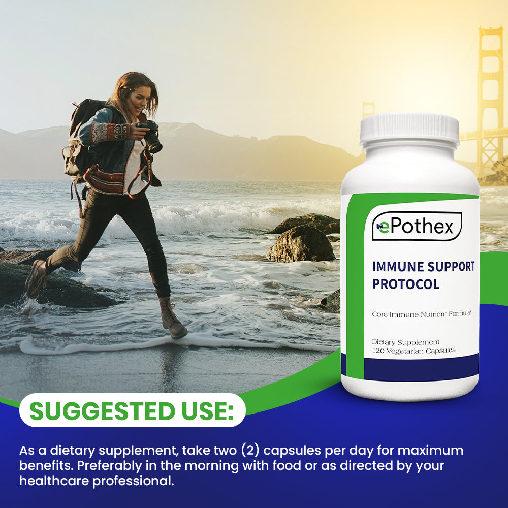 ePothex Immune Support Protocol - Immune Nutrient Formula - 120ct