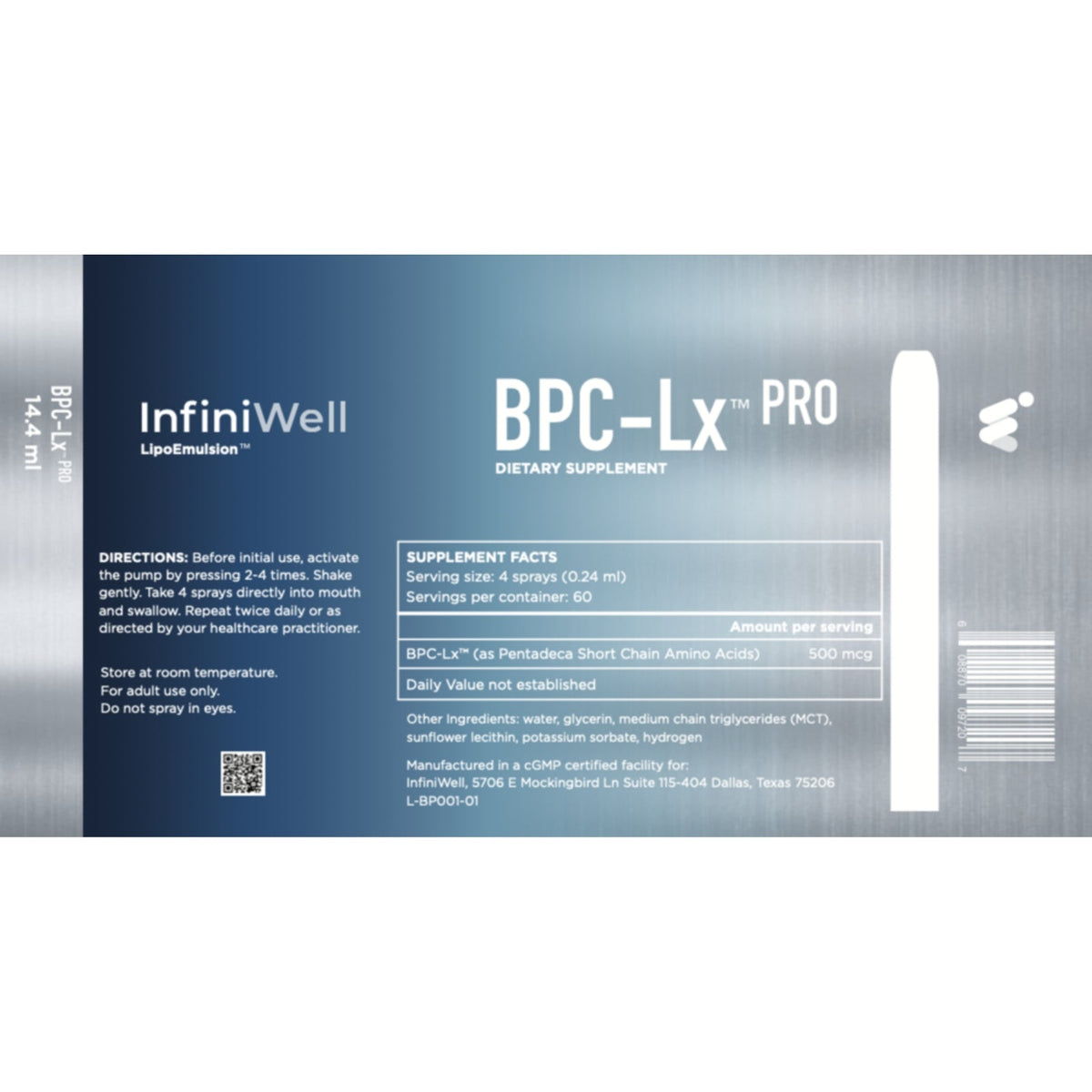 BPC-Lx Pro - Infiniwell - 14.4ml