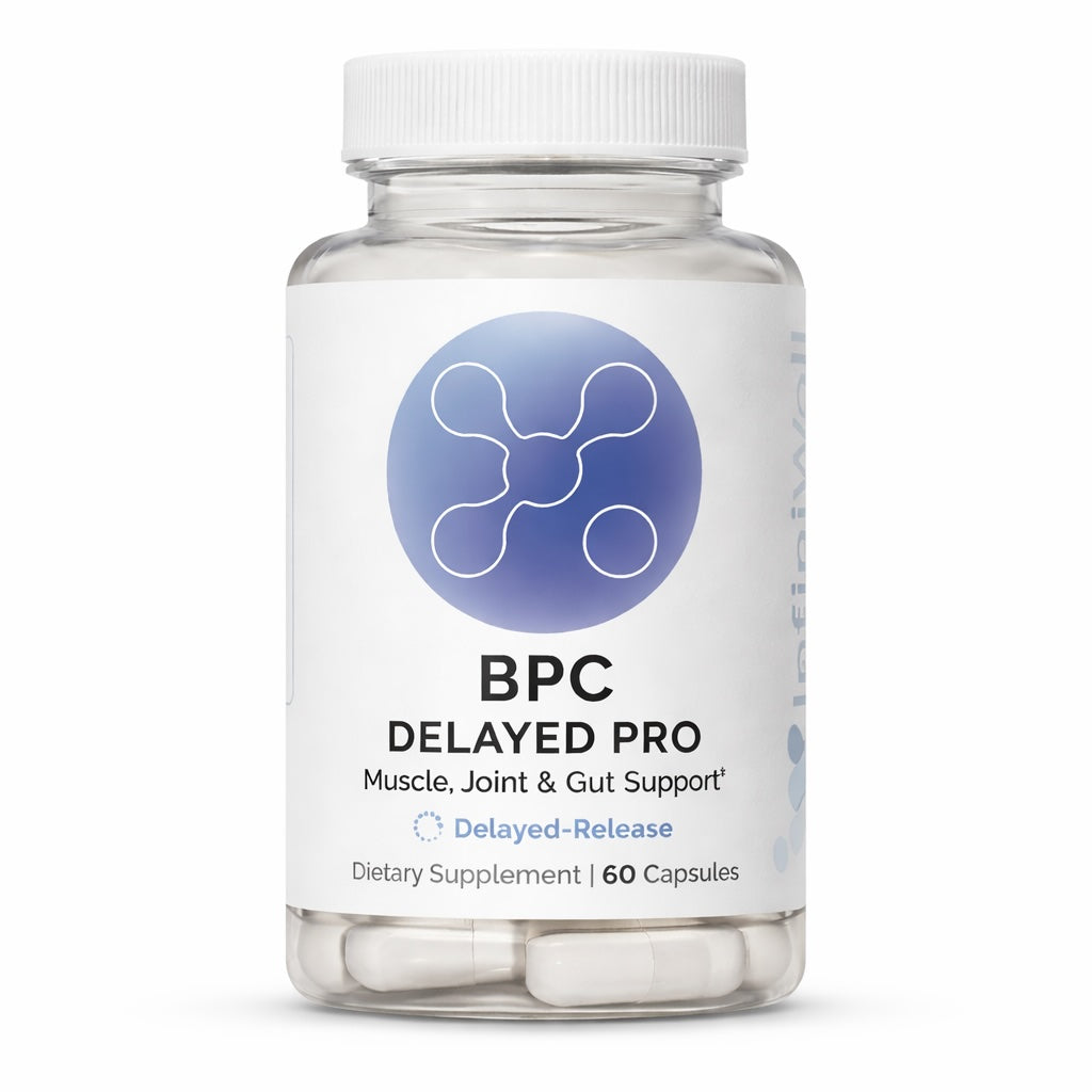 Infiniwell BPC-157 Delayed Pro 500mcg - 60 Capsules