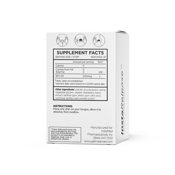 livesso bpc 157 InstaMed BPC-157 Sublingual Oral Strips - 20ct