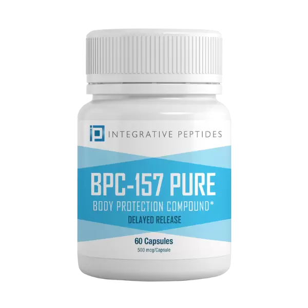 Integrative Peptides BPC-157 Pure - Body Protection Compound - 500mcg - 60 Capsules - ePothex