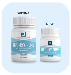 Integrative Peptides BPC-157 Pure - Body Protection Compound - 500mcg - 60 Capsules - ePothex