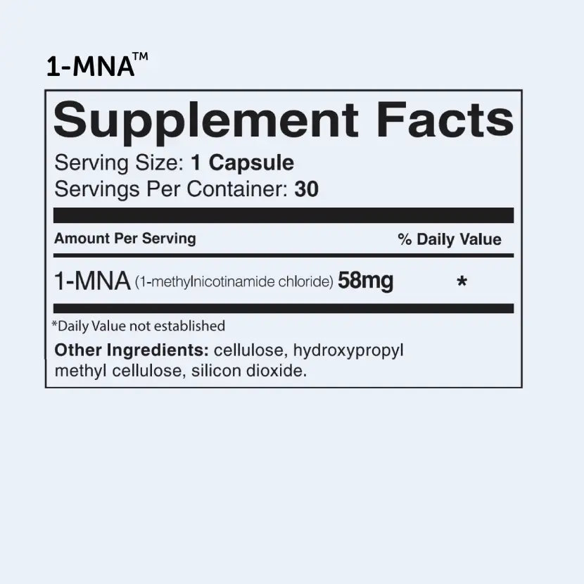 nuBioAge 1-MNA - 30 Capsules