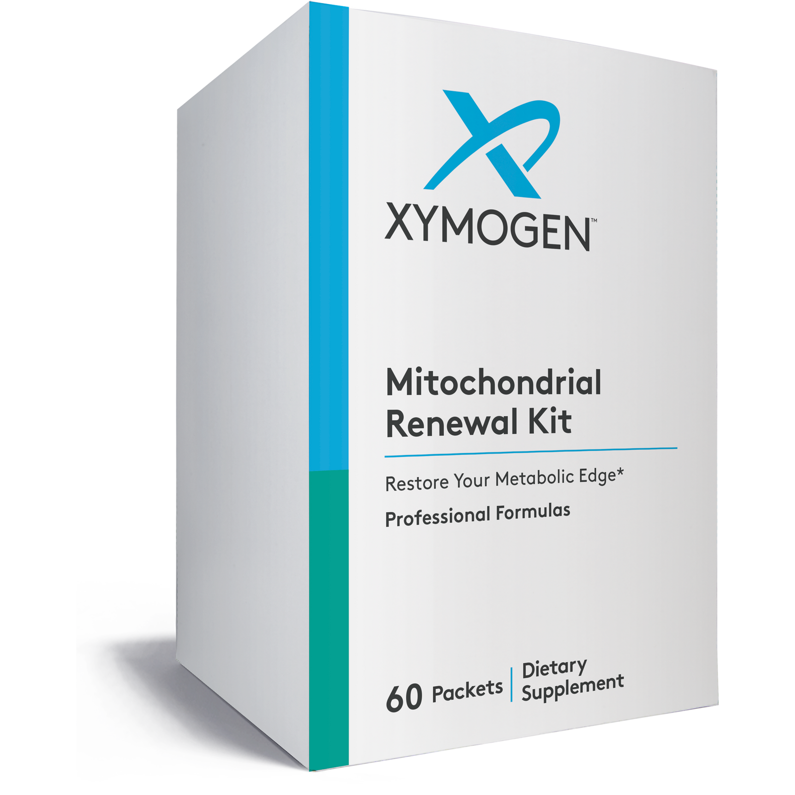 Xymogen Mitochondrial Renewal Kit packaging on a white background