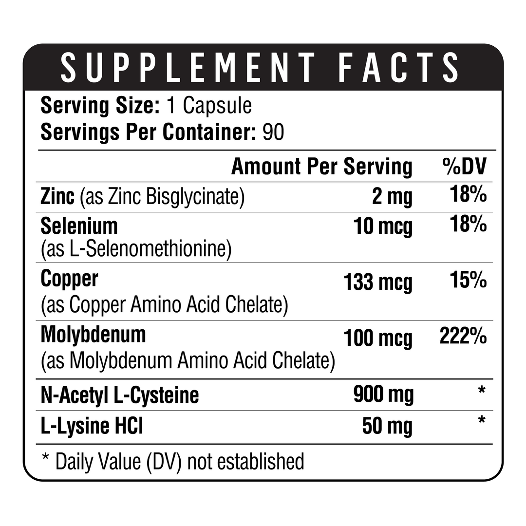 Healthgevity NAC 900+ - 90 Capsules