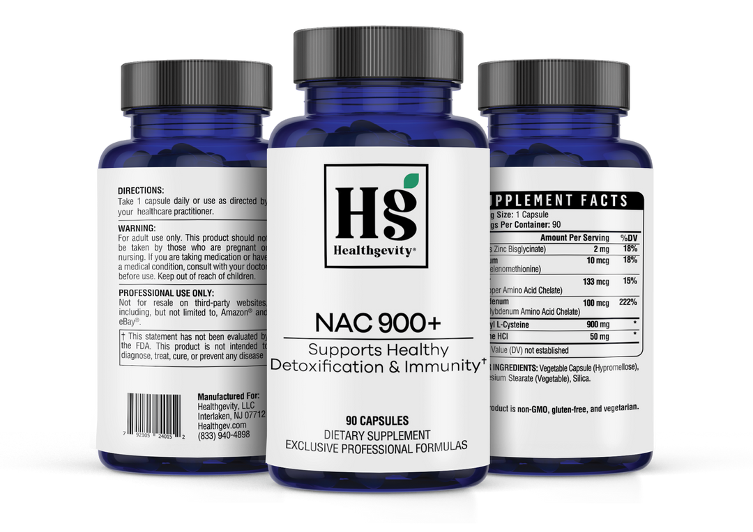 Healthgevity NAC 900+ - 90 Capsules