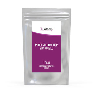 Progesterone USP Micronized - 10g Powder - ePothex