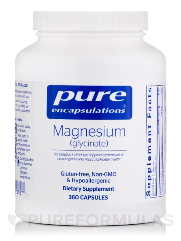 Pure Encapsulations Magnesium (Glycinate) - 360 capsules
