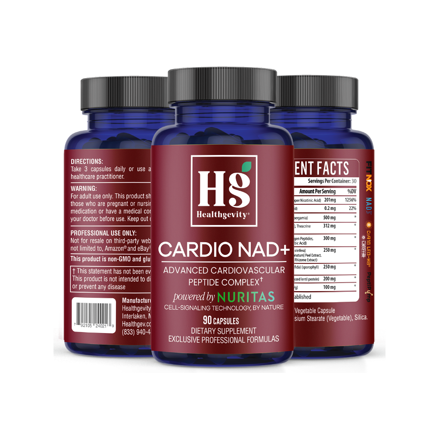 Healthgevity Cardio NAD+ - 90 capsules