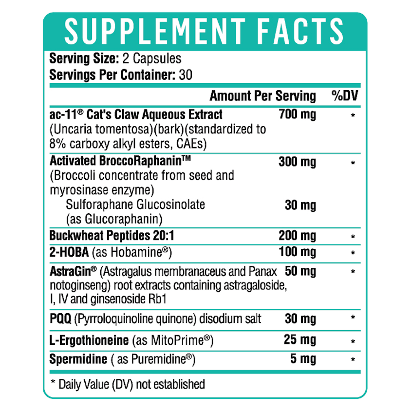 Healthgevity Telomere Prime+ - 60 Capsules