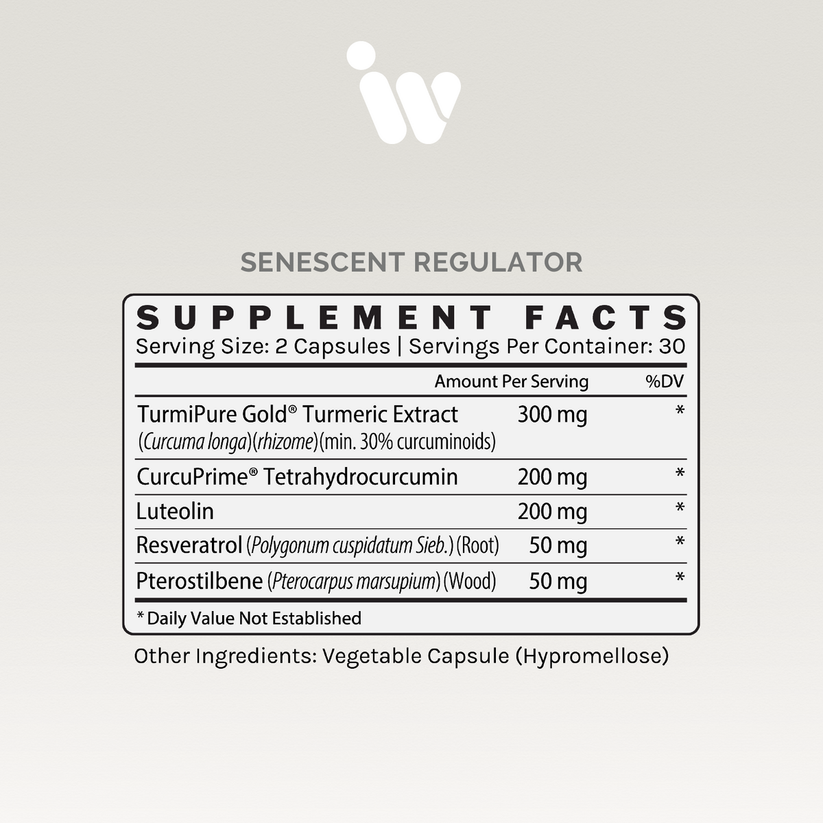 Infiniwell Senescent Regulator - 60 Capsules