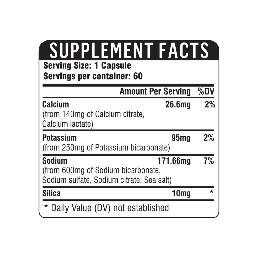 Healthgevity X: Alkaline Complex - 60 Capsules