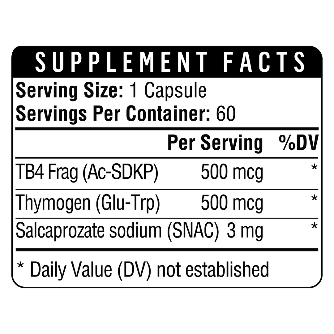 Healthgevity T-Frag 500+ - 60 Capsules