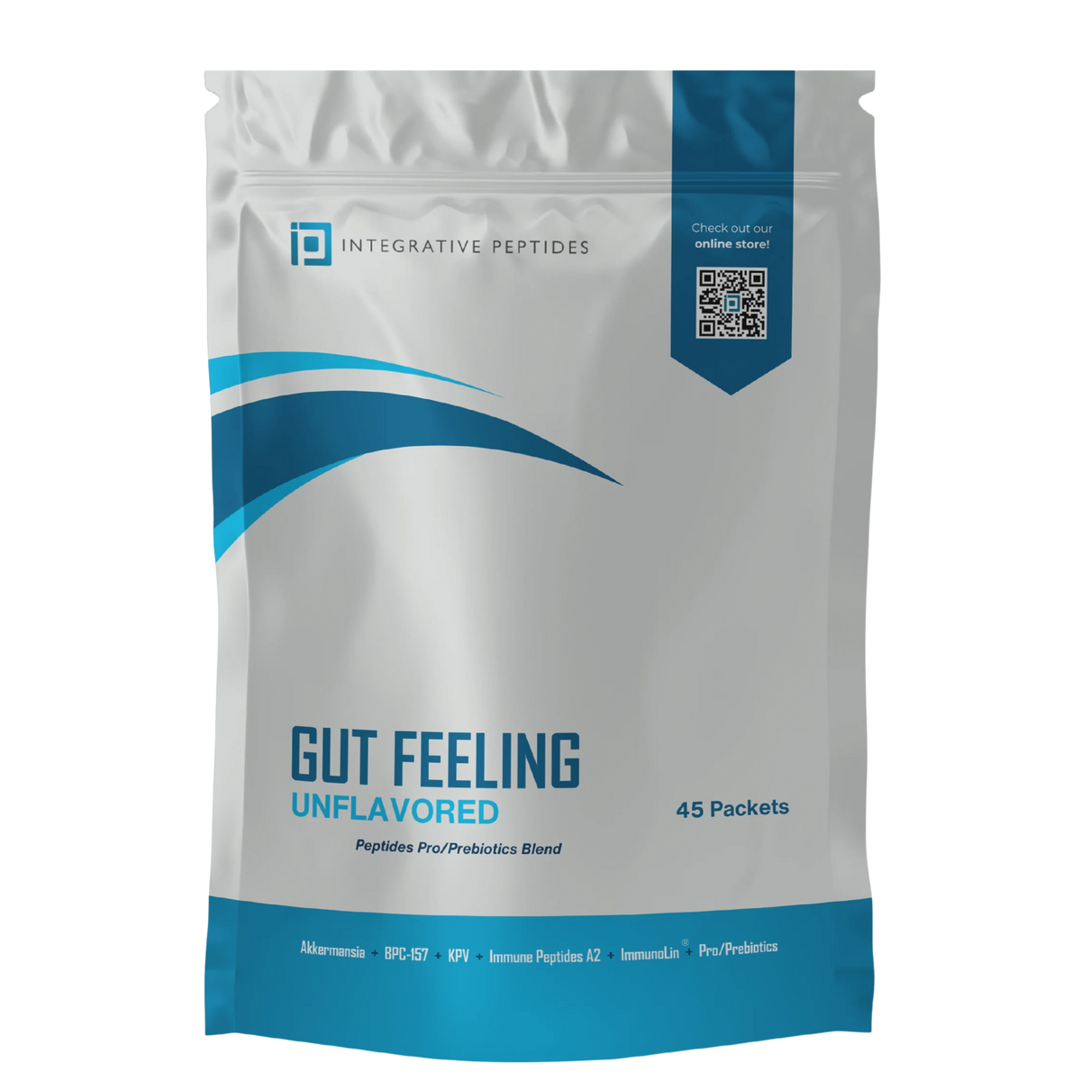 Integrative Peptides Gut Feeling Packets - 45 Servings - Unflavored