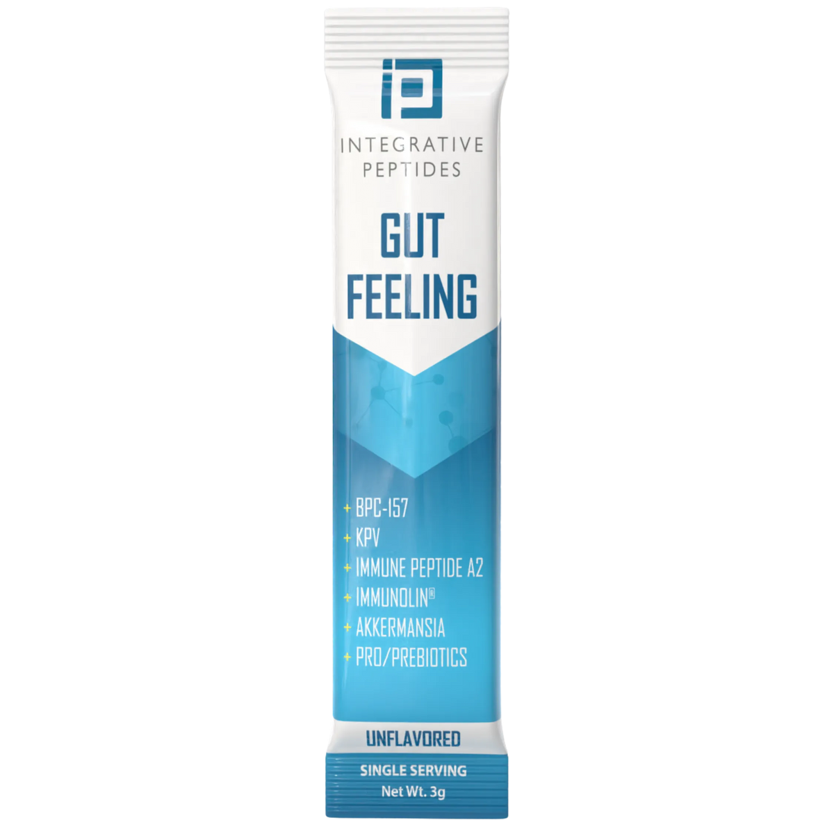 Integrative Peptides Gut Feeling Packets - 45 Servings - Unflavored