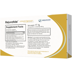 Rejuvatide Urinary Complex facts panel