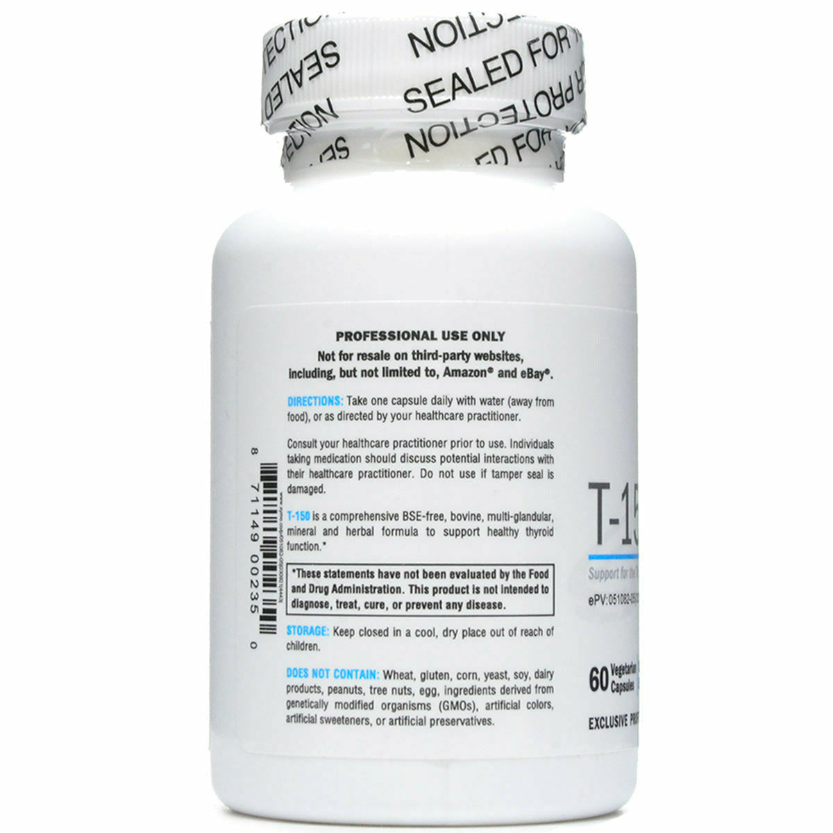 Xymogen T-150 60 capsules directions