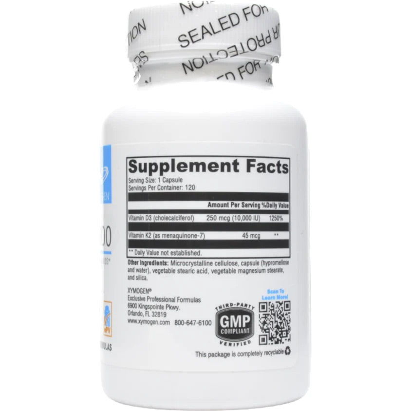 Xymogen k2 d3 10000 ingredients